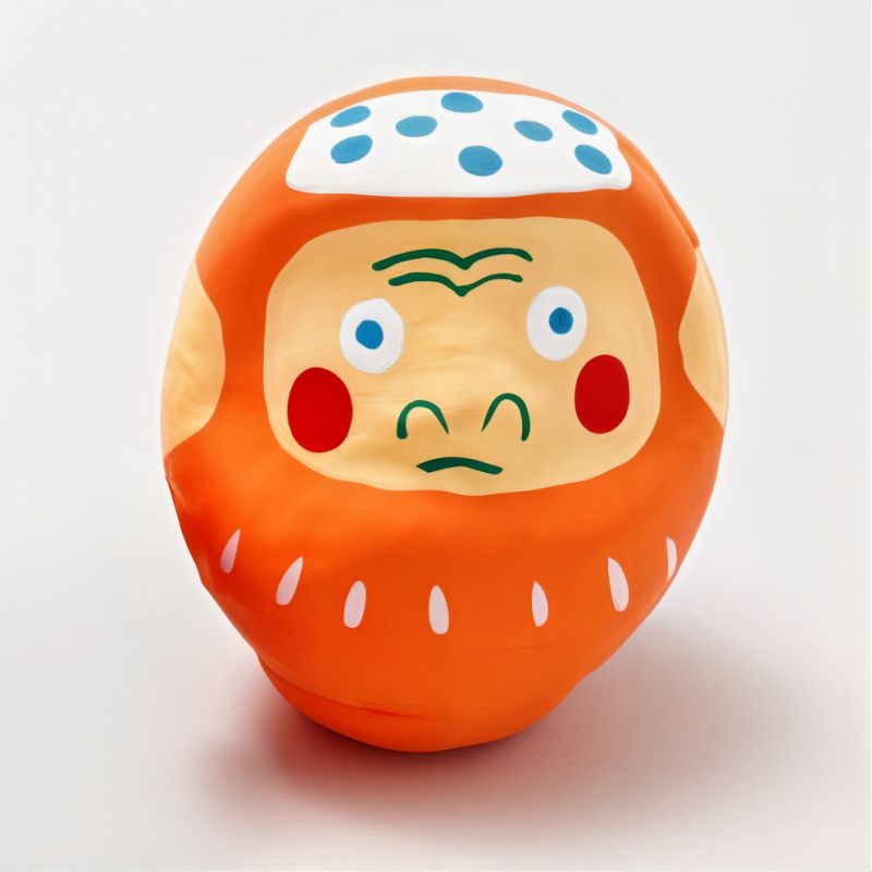 Poupée japonaise, DARUMA dans les sources chaudes, Onsen