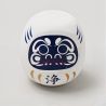 Muñeca japonesa, DARUMA, blanca, iwaza