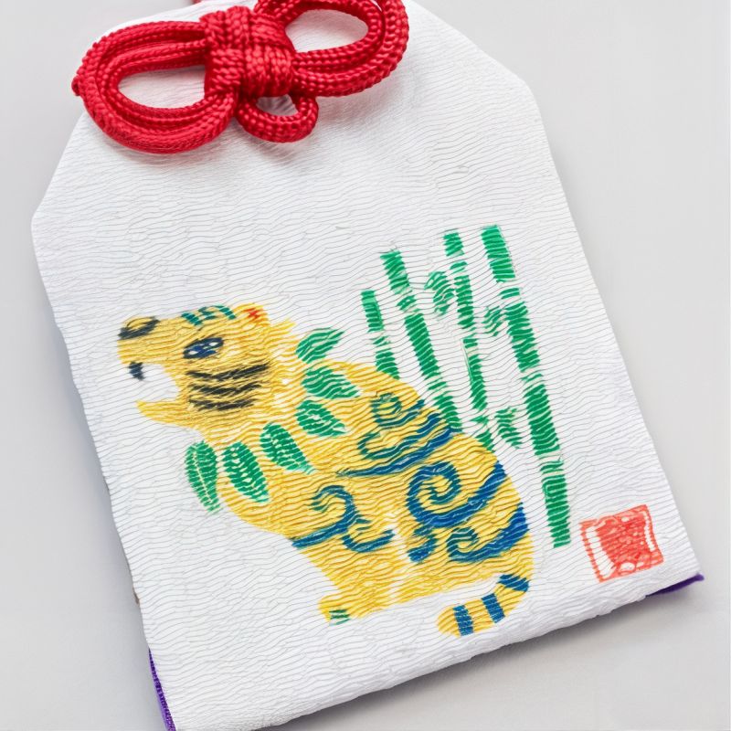 Japanisches Omamori-Amulett – chinesisches Sternzeichen Tiger