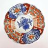 piatto rotondo vintage giapponese, imari del XIX secolo