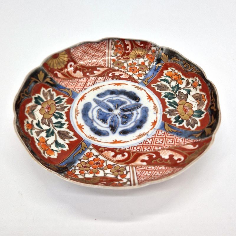 assiette ronde japonaise vintage, imari fin 19eme/début 20eme siecle