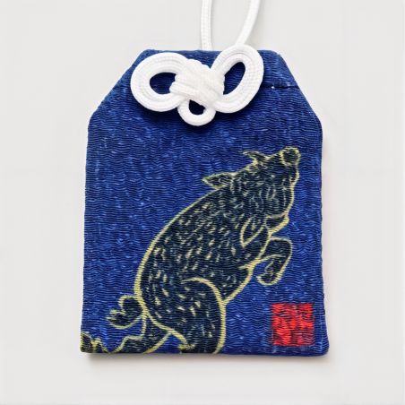 Japanisches Amulett Omamori Ki-Yan – chinesisches Sternzeichen des Ebers