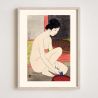 Estampa japonesa, Goyō Hashiguchi, Mujer saliendo del baño