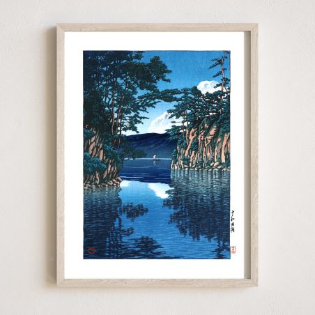 Kawase Hasui Print Reproduction, Lake Towada, Towada-ko