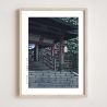 Druck Reproduktion von Kawase Hasui, Tanigumi-Tempel, Mino, Mino no kuni Tanigumidera