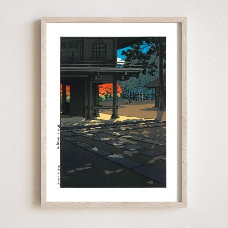 print reproduction of Kawase Hasui, Nobitome Heirinji Temple