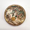 Large vintage Satsuma button, late 19th century early 20th century - Dragon - RYU