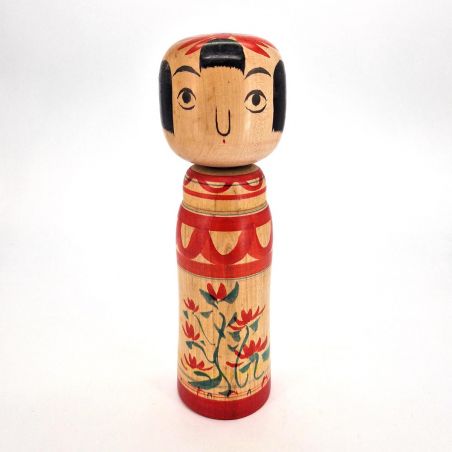 Poupée en bois japonaise, KOKESHI VINTAGE, 26.5cm