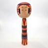 Poupée en bois japonaise, KOKESHI VINTAGE, 30cm