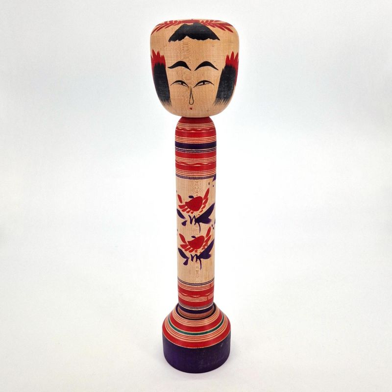 Muñeca japonesa de madera, KOKESHI VINTAGE, 30cm