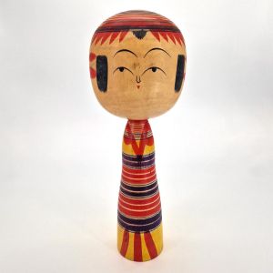 Japanese wooden doll, KOKESHI VINTAGE, 36cm