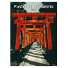 Illustrazione giapponese del santuario Fushimi Inari Taisha a Kyoto, di ダヴィッド