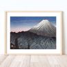 Japanese woodblock print reproduction, Mount Fuji from Hakone by Hiroaki Takahashi