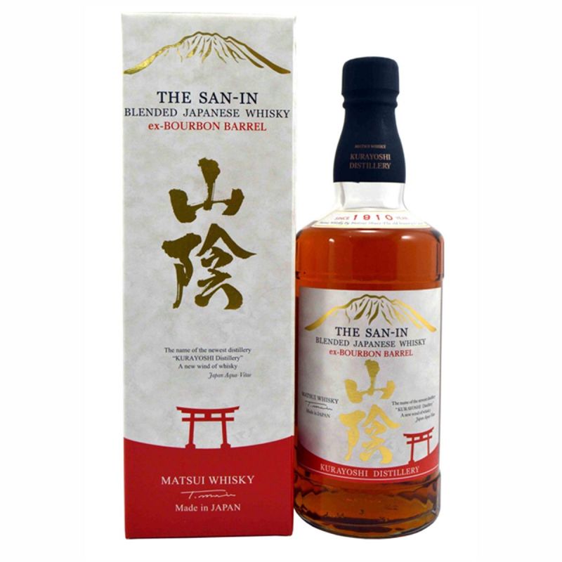 Whisky japonais - SAN-IN BLENDED JAPANESE WHISKY EX-BOURBON BARREL