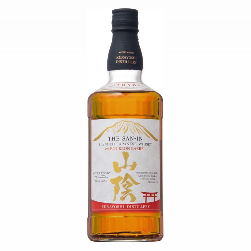 Japanese whiskey - SAN-IN BLENDED JAPANESE WHISKEY EX-BOURBON BARREL