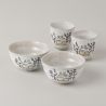 Duo set of Japanese ceramic cups and bowls - FUKUKURO