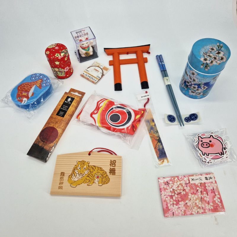 Kyoto Box, coffret cadeau 20 articles Japonais "Voyage à Kyoto"