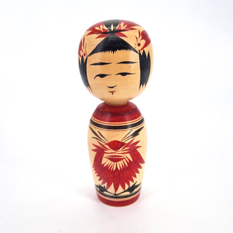 Bambola giapponese in legno - kokeshi vintage