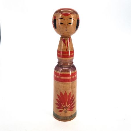 Bambola giapponese in legno - kokeshi vintage