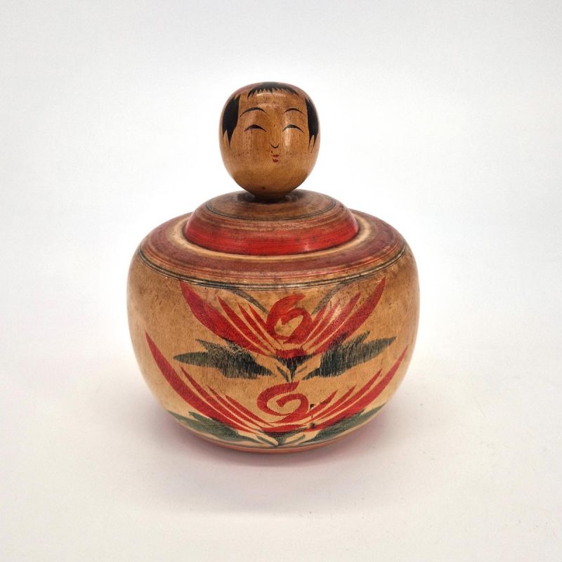 Muñeca japonesa de madera - kokeshi vintage