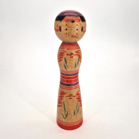 Bambola giapponese in legno - kokeshi vintage