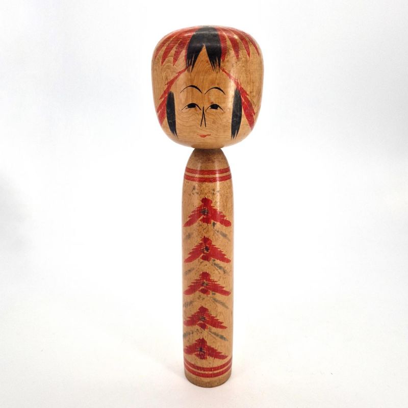 Bambola giapponese in legno - kokeshi vintage