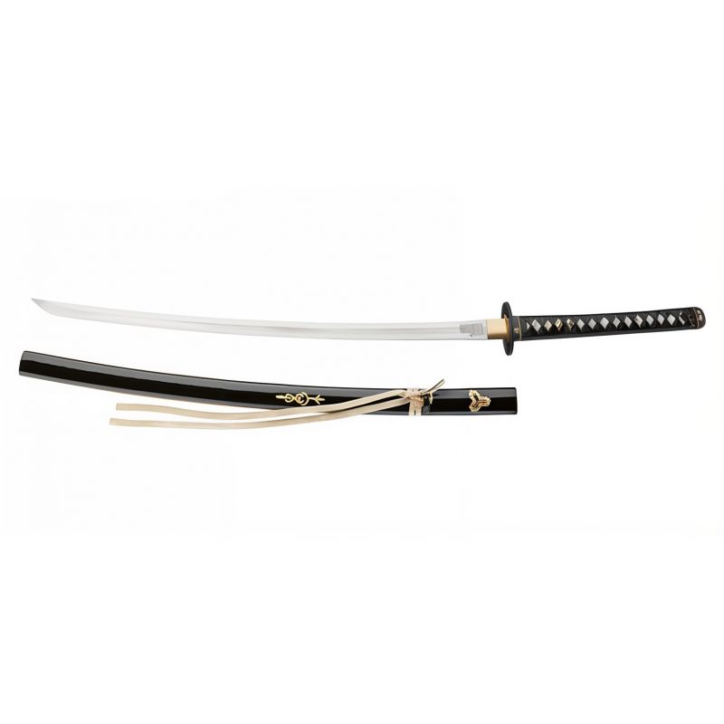 Dekoratives Katana Bride's Sword - 710mm Klinge - Griff aus Rochenhaut - Scheide