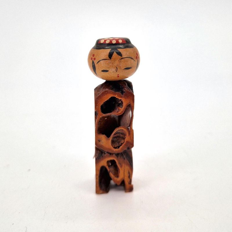 Kleine japanische Holzpuppe, KOKESHI VINTAGE