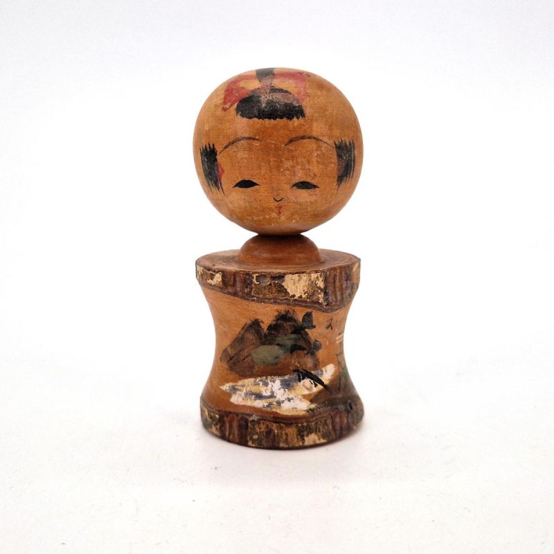 Kleine japanische Holzpuppe KOKESHI VINTAGE