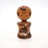 Piccola bambola giapponese in legno, KOKESHI VINTAGE