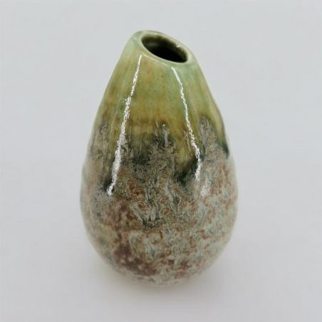 Japanese soliflore vase, green - TEKUSUCHA