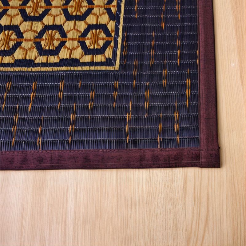 japanese straw mat carpet asanoha patterns KUMIKO