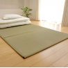 Tapis traditionnel japonais, natte paille de riz, Tatami Mat (Yumemi Tatami), 3 pans pliables