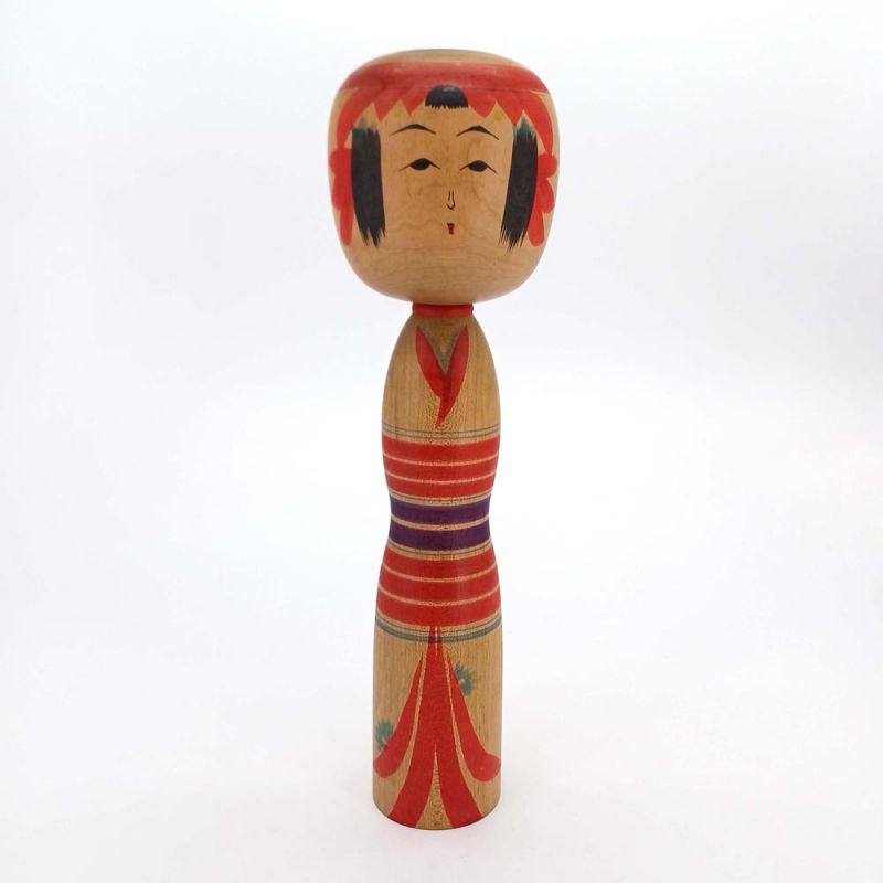 Bambola giapponese in legno, KOKESHI VINTAGE