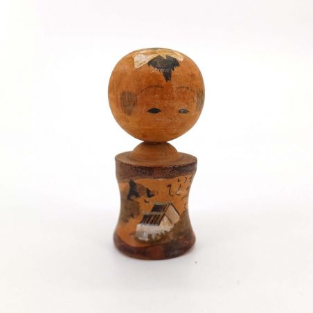 Japanese wooden doll, KOKESHI VINTAGE