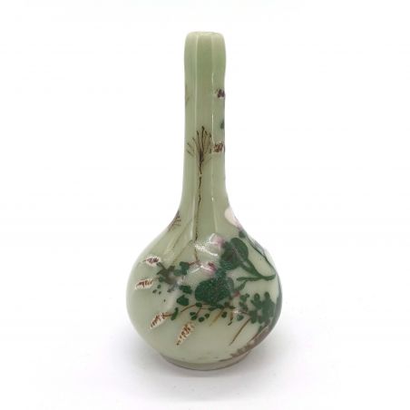 Runde japanische Soliflore-Vase, dunkelblau, AO NAGASHI MINI HANABIN