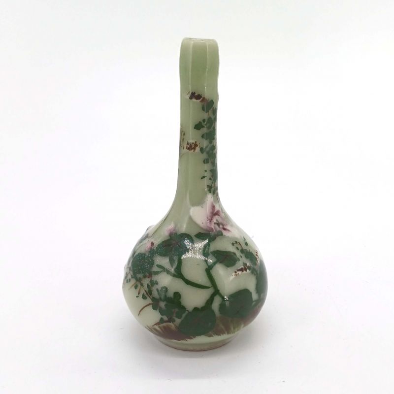 Runde japanische Soliflore-Vase, dunkelblau, AO NAGASHI MINI HANABIN