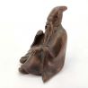 Antique Japanese Meiji Period Bronze of a Wise Old Man - Fukurokuju