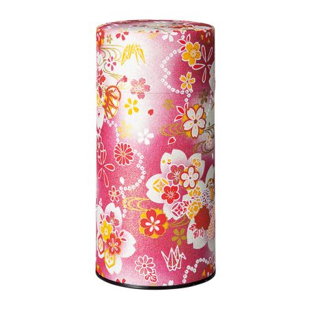 Caja de té rojo japonés en papel washi - HANATSUZUMI - 200gr