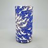 Japanese blue tea box in washi paper - SHIROTSURU - 200gr