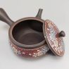 Japanese Tokoname-Kutani Clay Teapot - 300 ml - Bordeaux