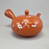 Japanese Tokoname Tea Pot 320cc, Red, Plum Blossom Branch Sakura Design