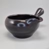 Japanese Tea Pot Samashi (Tokoname) 320cc Black - Traditional Japanese Craft